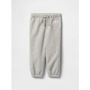 Kız Bebek Gri Gap Logo Pull-On Jogger Eşofman Altı