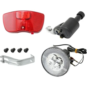 Umt Bisiklet Far  ve Stop Lambası Seti - Pilli ve Dinamo