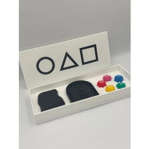 Goplast Premium Squid Game Oyun Seti Gonggi Beştaş (5 Taş) ve Taş Oyunu Seti