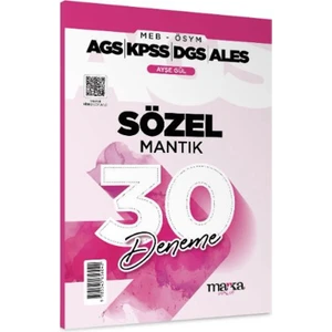 Marka Yayınları   Ags Kpss Dgs Ales Sözel Mantık 30 Deneme