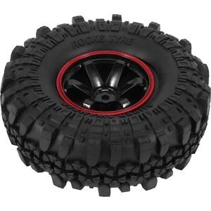 110MM 1.9 Inç Jant Lastik Tekerlek Lastiği 1/10 Rc Kaya Tırmanıcısı SCX10 D90 Trx4 Için (Yurt Dışından)
