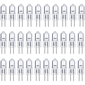 G4 Ampul, 20 Paket Halojen 12V 20W Bi-Pin Tabanlı, Kabin Ampulleri Için Yüksek Çıkışlı Ampul 300LM (Yurt Dışından)