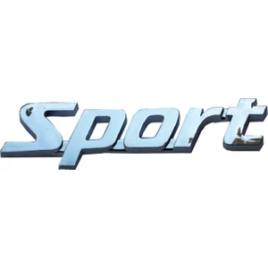 Sport Plastik Krom Arma Logo Sticker