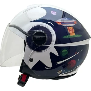 Cgm Mini Space Çocuk Kask Lacivert Beyaz