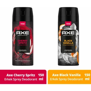 Premium Collection Erkek Sprey Deodorant Cherry Spritz 150 ml + Black Vanilla 150 ml