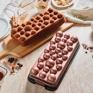 Aster Degradeli Baton Döküm Kek Kalıbı Rosegold 33,5 Cm