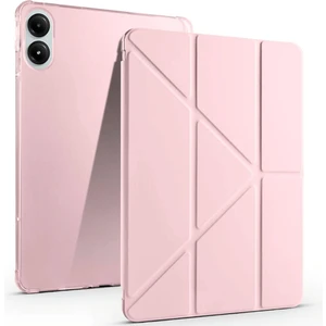 Redmi Pad Pro 12.1 Xiaomi Uyumlu Tablet Kılıf Kalem Bölmeli Uyku Modlu Standlı Trifolding Kılıf