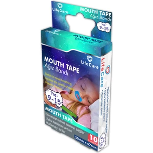 Life Care Ağız Kapama Bandı 10'lu Kutu Orta Boy 9-15YAŞ