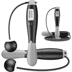 Çift LED Dijital Sayaçlı 4 Modlu Akıllı Çelik Ip Atlama Fitness Kondsiyon