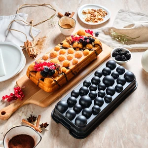 Aster Baton Döküm Kek Kalıbı Antrasit 33,5 Cm