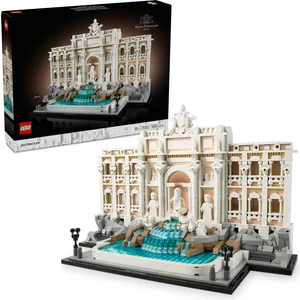 LEGO® Architecture Trevi Çeşmesi 21062 - Yetişkinler için Dekoratif ve Sergilenebilir Model Yapım Seti (1880 Parça)