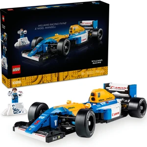 LEGO® Icons Williams Racing FW14B ve Nigel Mansell 10353 - Yetişkinler için Koleksiyonluk Yaratıcı Model Yapım Seti (799 Parça)