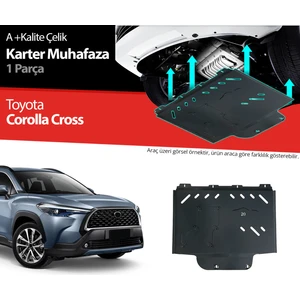 Toyota Corolla Cross Çelik Karter Muhafaza Koruma 2022 2023 2024 2025