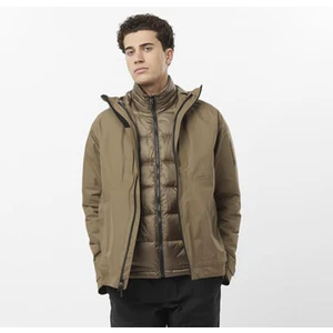 C23531 Patroller 3In1 Down Jkt Erkek Outdoor Montu - Kahverengi