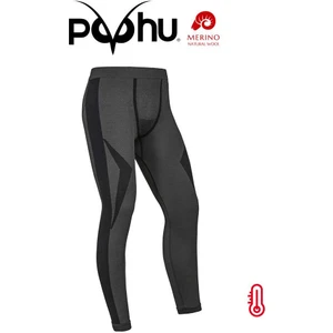Merino Yün Termal Baselayer Erkek İçlik 005 - Siyah