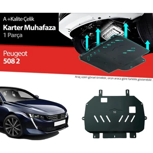 Peugeot 508 Çelik Karter Muhafaza Koruma 2019 2020 2021 2022 2023 2024