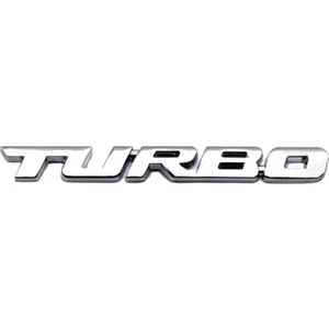 Turbo Plastik Krom Arma Logo Bagaj Etiketi Sticker