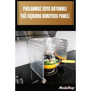 Ocak Kenarı Yağ Koruyucu Alüminyum Levha-Mangal Rüzgar Kesici-Lavabo Su Sıçrama Önleyici