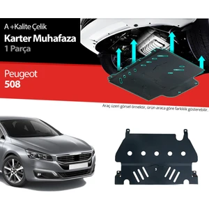 Peugeot 508 Çelik Karter Muhafaza Koruma 2010 2011 2012 2013 2014 2015 2016 2017