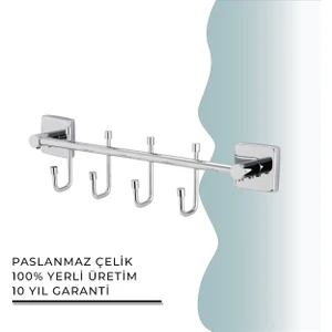 Çelik Banyo Igk Yapı - Çelik Banyo Vizyon Dörtlü Askılık (VZ10-010)