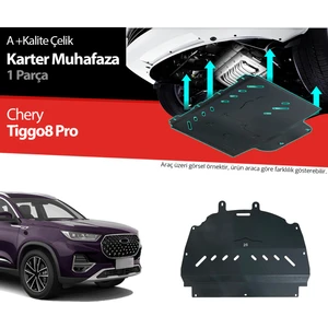 Chery Tiggo 8 Pro Çelik Karter Muhafaza Koruma 2022 2023 2024 2025