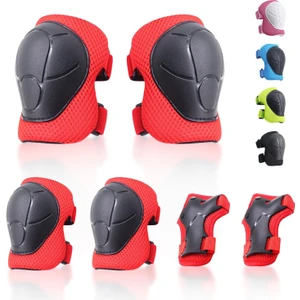 6'lı Yüksek Korumalı Paten,scooter,kaykay,bisiklet Koruma Set Dizlik Dirseklik Bileklik Koruyucu Set