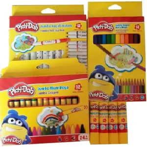 Jumbo Boyaseti(Keçeli-Kuru-Mum Boya+Stick Yapıştırıcı)