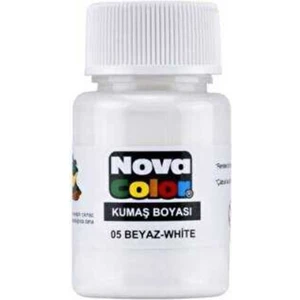 Nova Color   Kumaş Boyası 35 cc Beyaz - 4 Adet