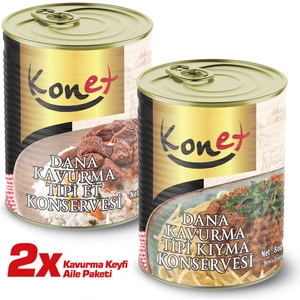 Kavurma Keyfi Aile Paketi - Hazır Yemek / Dana Kavurma Tipi Et - Dana Kavurma Tipi Kıyma 800g