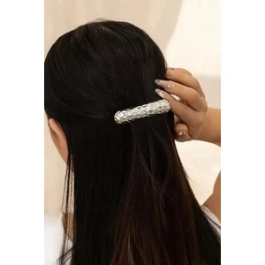 Caş Dekorasyon Gümüş Renk Metal Otomat Toka