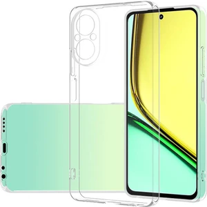 Tekno Grup Realme 12 Lite Kılıf Lüx Şeffaf Yumuşak Süper Silikon + Nano Ekran Koruyucu
