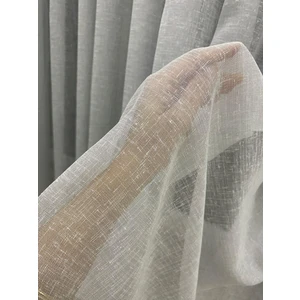İnci Life Home Foldet Gri Keten Tül Perde 1/2,5 Orta Normal Pileli