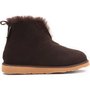 Hakiki Süet İçi Kürklü Unisex Panduf 191200