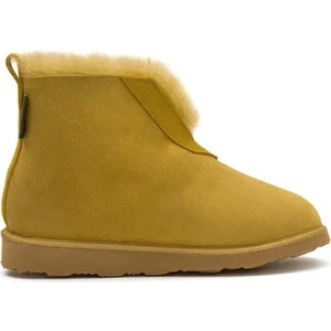 Hakiki Süet Içi Kürklü Unisex Panduf 191200