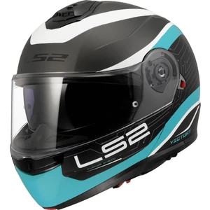 Ls2 Strobe 2 Vıctory Mat Tıtanıum-Beyaz-Metal Mavi Kask