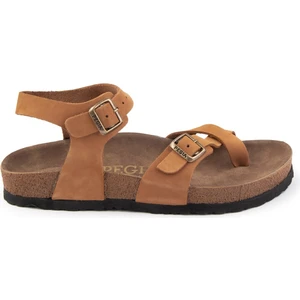 Hakiki Deri Parmak Arası Kadın Sandalet 215513