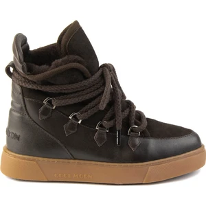 Cool Moon Kürklü Süet Bağcıklı Kadın Bot 365060