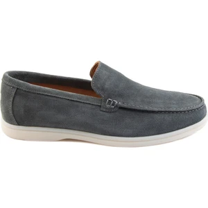 Hakiki Süet Erkek Düz Loafer 500911