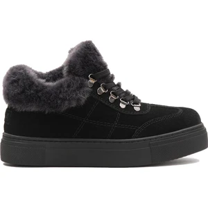 İçi Kürklü Bağcıklı Kadın Sneaker 191350