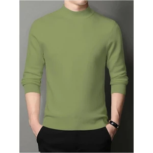 Slim Fit Yarım Balıkçı Yaka Triko Kazak