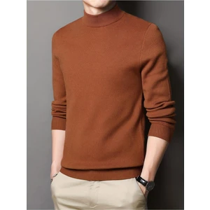 Slim Fit Yarım Balıkçı Yaka Triko Kazak