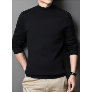 Slim Fit Yarım Balıkçı Yaka Triko Kazak