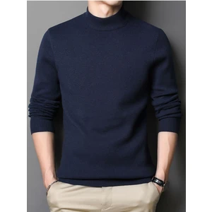 Slim Fit Yarım Balıkçı Yaka Triko Kazak