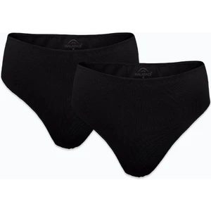 Kadın Siyah 2 Li Paket Modal Yüksek Bel String Tanga 178