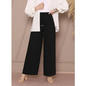 Cng Moda Aerobin Kumaş Bol Paça Pantolon
