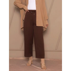 Cng Moda Aerobin Kumaş Bol Paça Pantolon