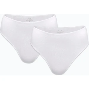 Kadın Beyaz 2 Li Paket Modal Yüksek Bel String Tanga 178