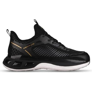 Swiftrunner Pro 5.0 Erkek Bağcıklı Siyah Yürüyüş Ayakkabısı