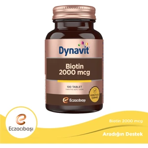 Biotin 2000 Mcg 100 Tablet