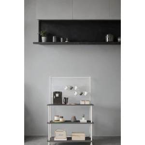 Çevir Kur Antrasit Bd Kahve Köşesi Dolabı, Mutfak Standı, Mutfak Dolabı, Mutfak Düzenleyici 71x136x35 cm